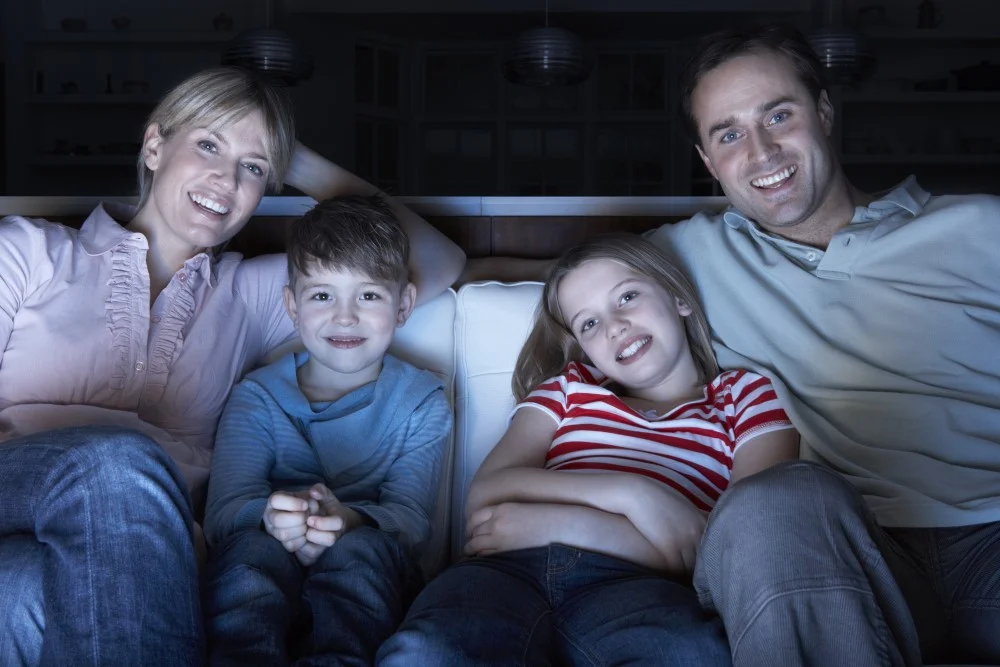Familie der ser TV
